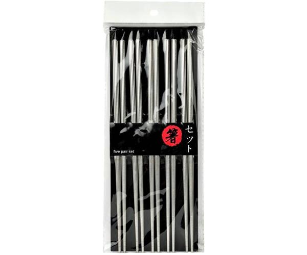 Edelstahl-Essstäbchen-Set